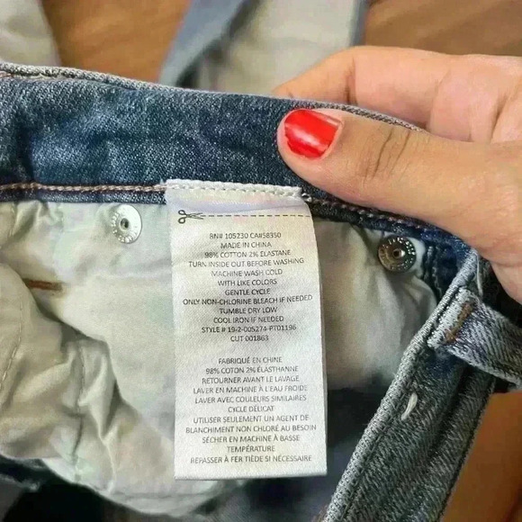 Current/Elliott Two Tone Vanessa Jeans size 27 - Picture 4 of 6